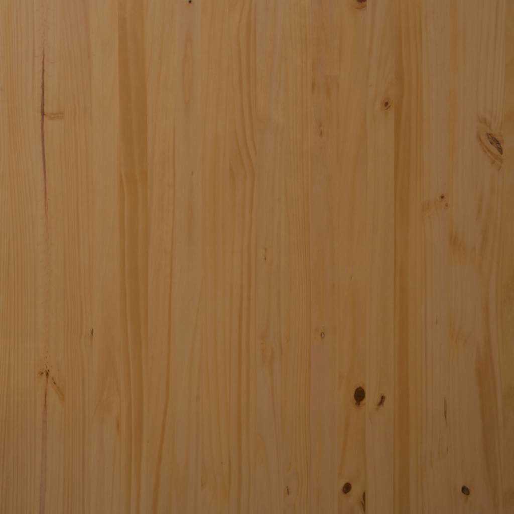 Armoire roulante avec tiroirs MOSS bois de pin marron miel - XIOS
