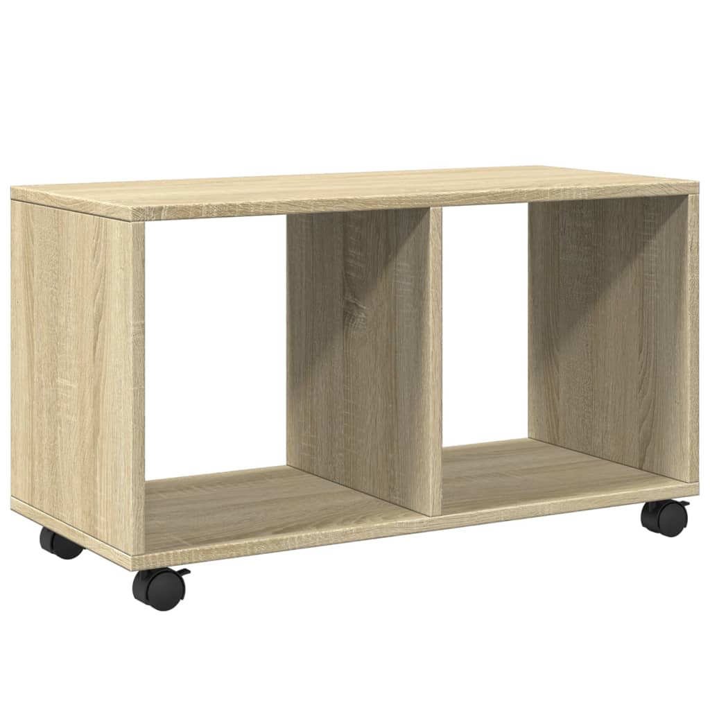 Armoire à roulettes chêne sonoma 72x33x42,5cm bois d’ingénierie - XIOS