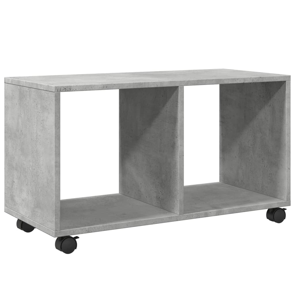 Armoire à roulettes gris béton 72x33x42,5 cm bois d’ingénierie - XIOS
