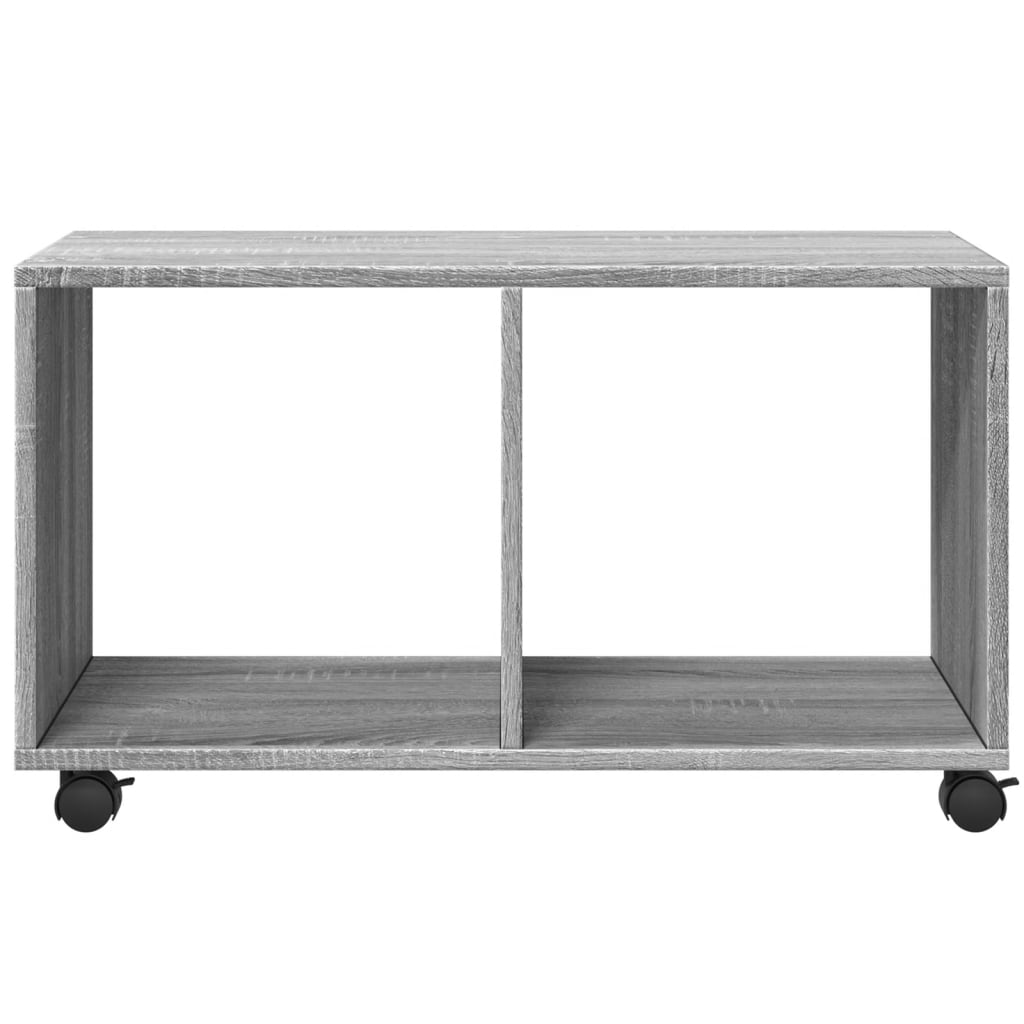 Armoire roulante sonoma gris 72x33x42,5 cm bois d'ingénierie - XIOS