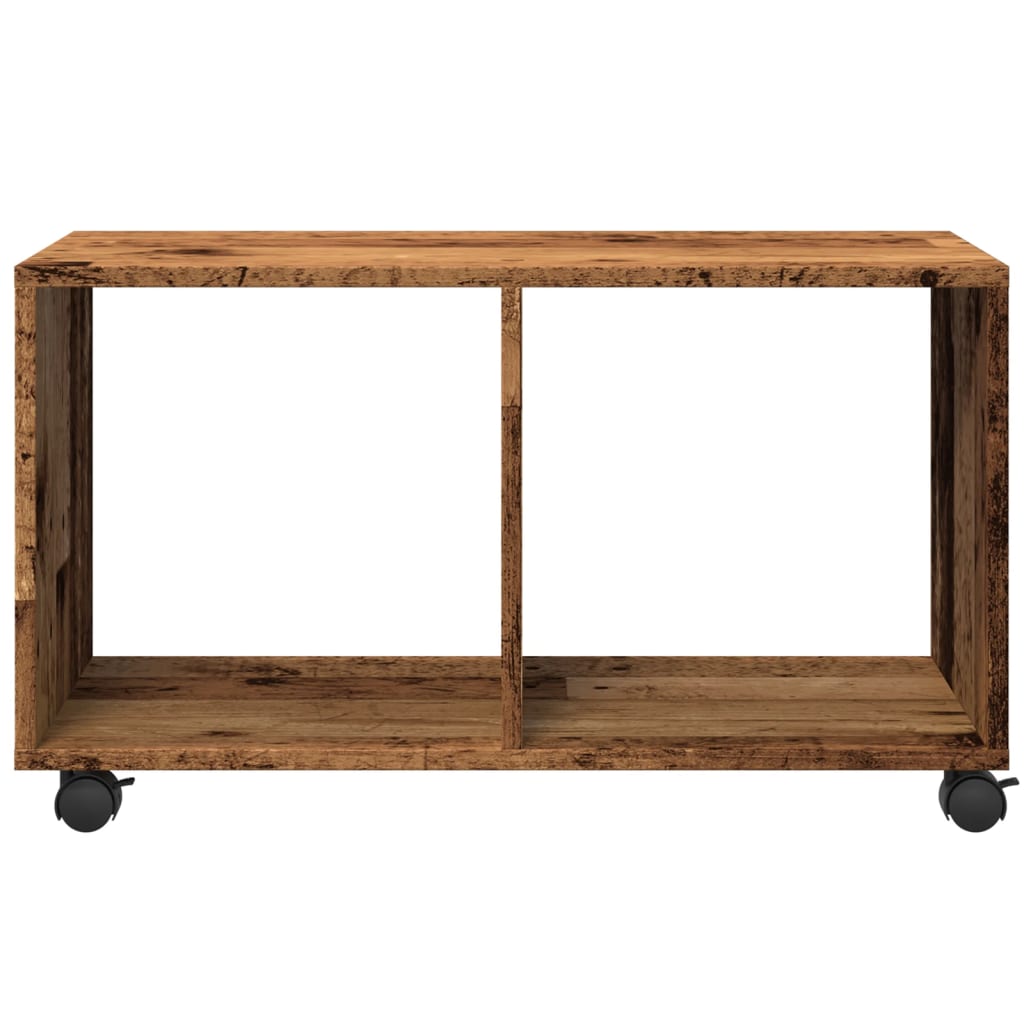 Armoire à roulettes vieux bois 72x33x42,5 cm bois d'ingénierie - XIOS