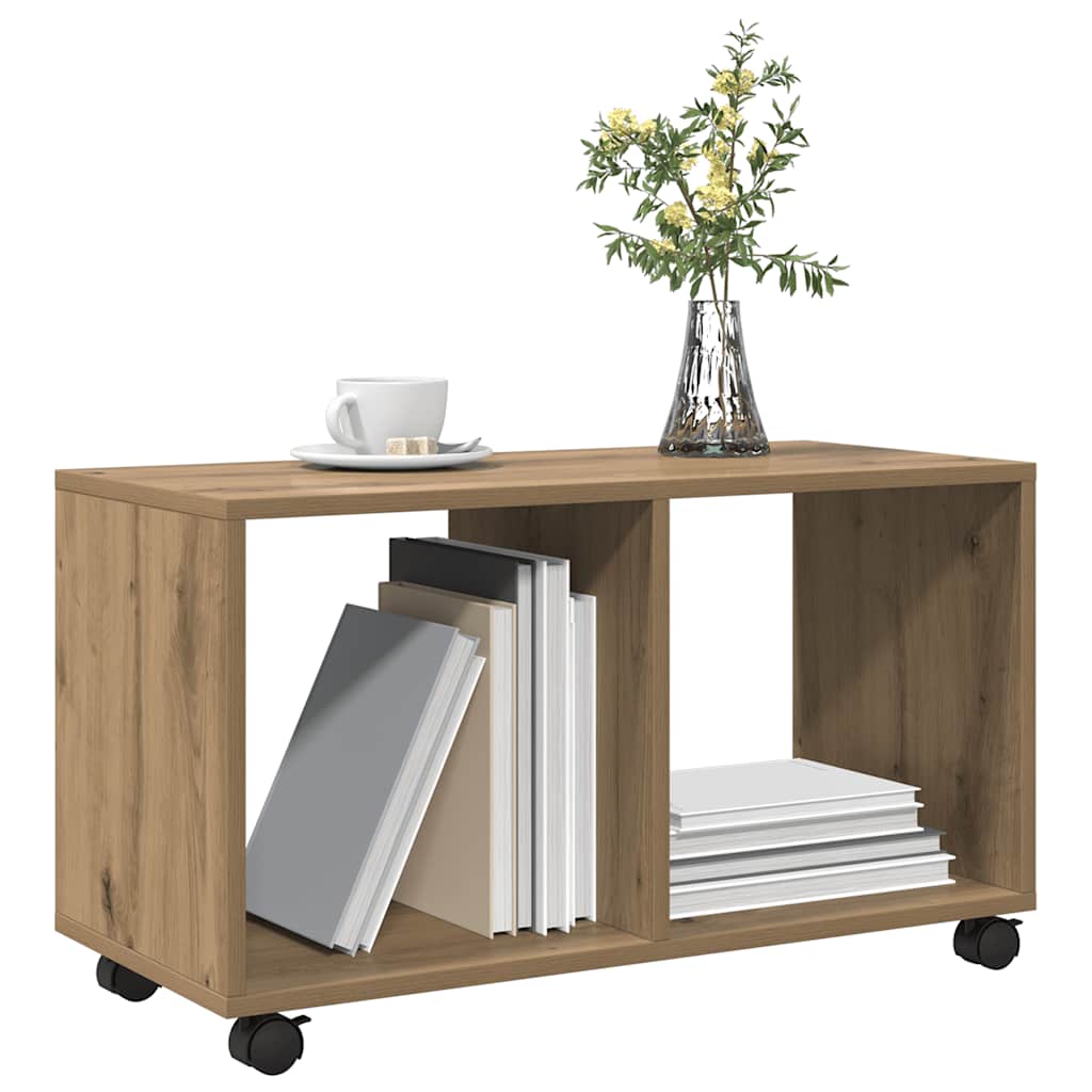 Armoire à roulettes chêne artisanal bois d'ingénierie - XIOS