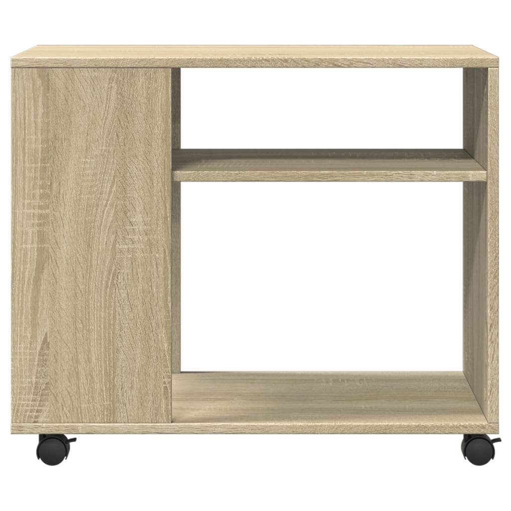 Table d'appoint avec roues Chêne sonoma bois d'ingénierie - XIOS