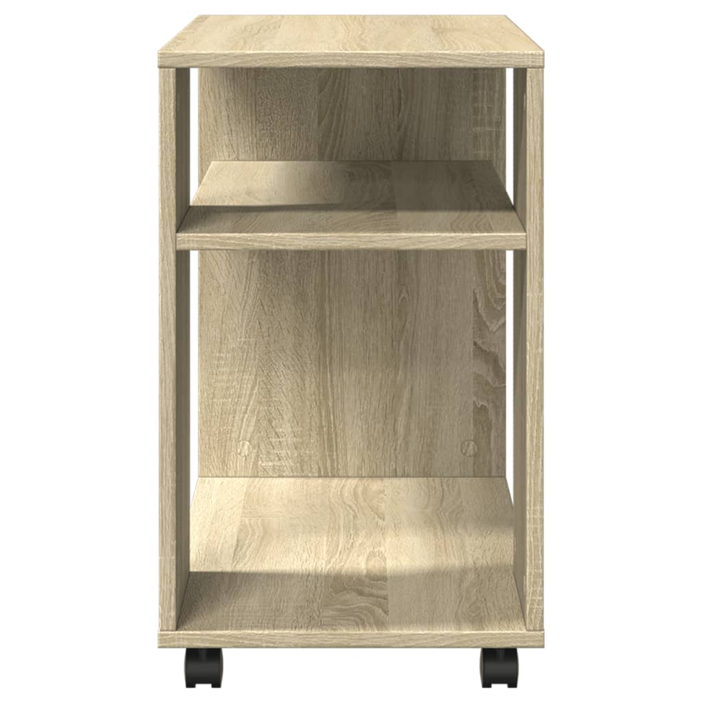 Table d'appoint avec roues Chêne sonoma bois d'ingénierie - XIOS