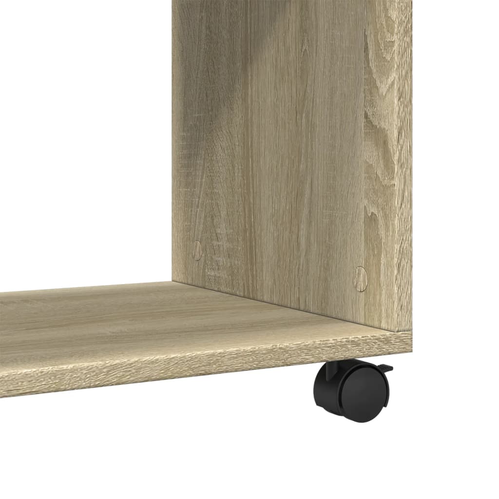 Table d'appoint avec roues Chêne sonoma bois d'ingénierie - XIOS