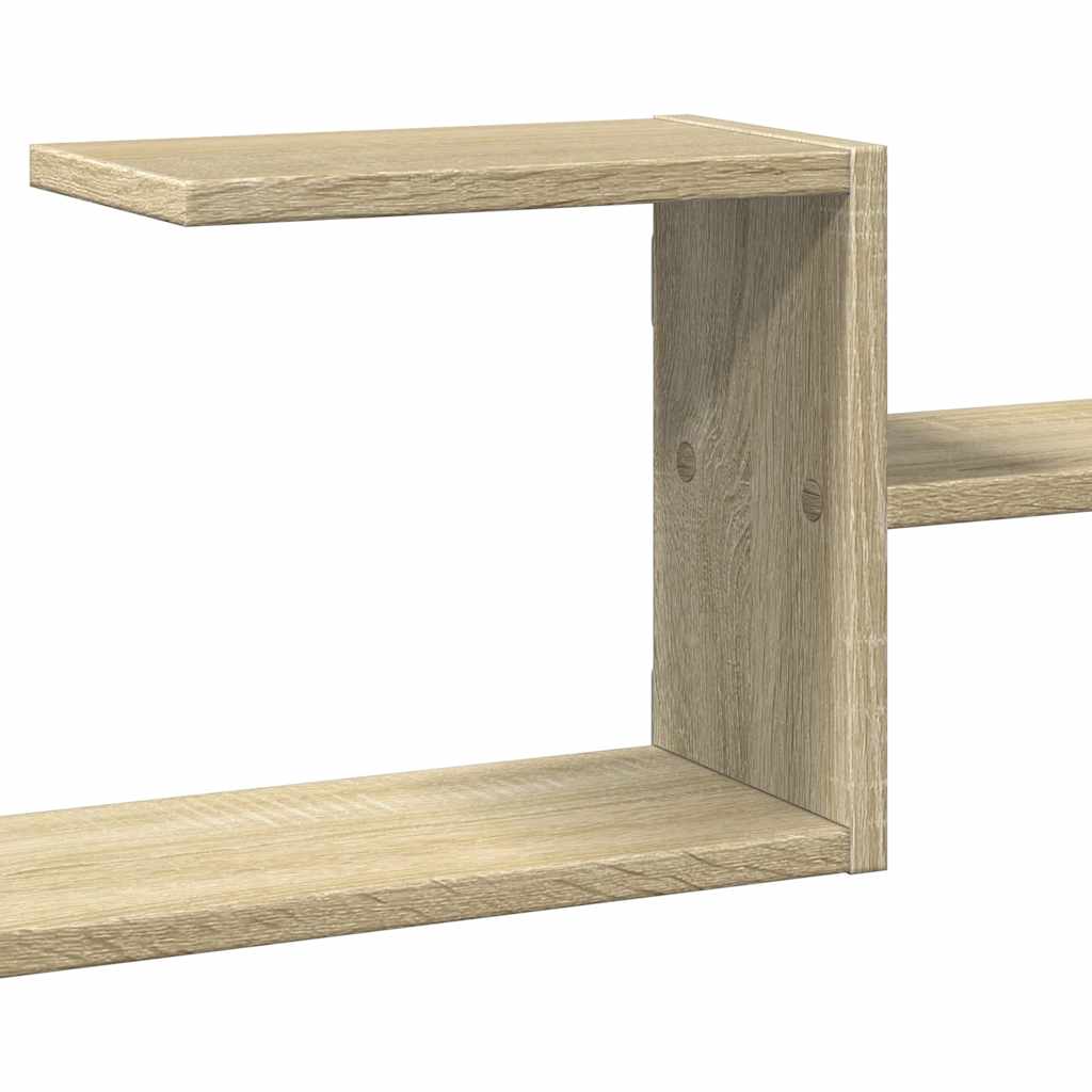 Étagère murale chêne sonoma 104x15x49 cm bois d'ingénierie - XIOS