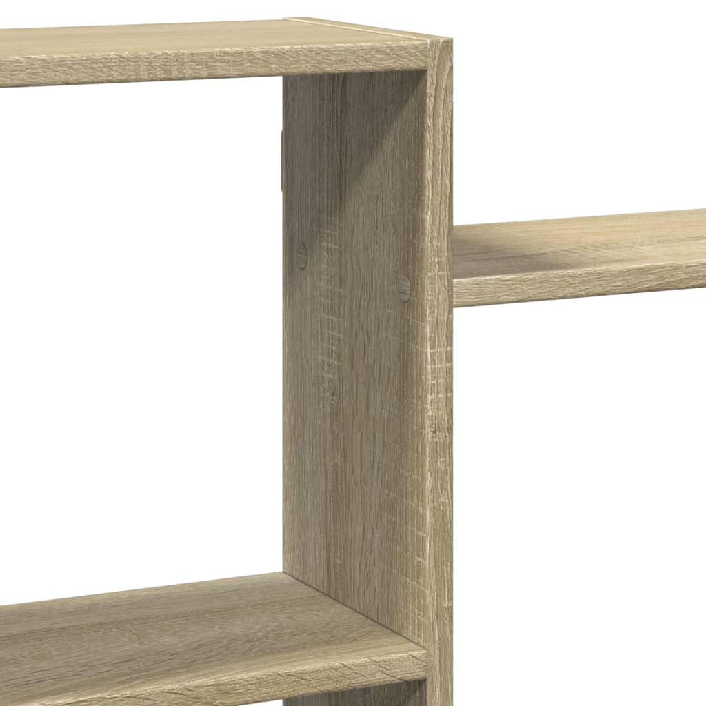 Étagère murale chêne sonoma 159x18x65 cm bois d'ingénierie - XIOS