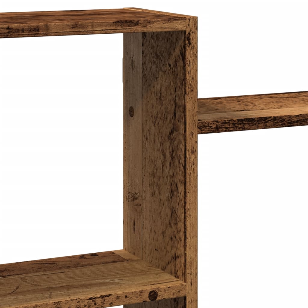 Étagère murale vieux bois 159x18x65 cm bois d'ingénierie - XIOS