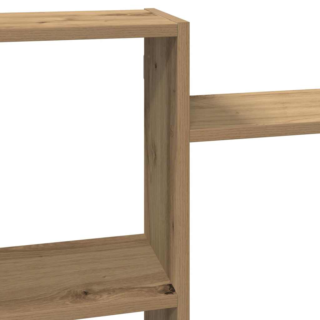 Étagère murale chêne artisanal 159x18x65 cm bois d'ingénierie - XIOS