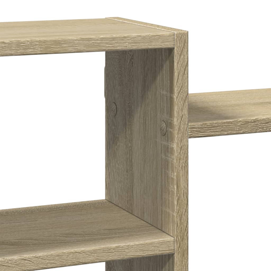 Étagère murale chêne sonoma 129x18x42 cm bois d'ingénierie - XIOS