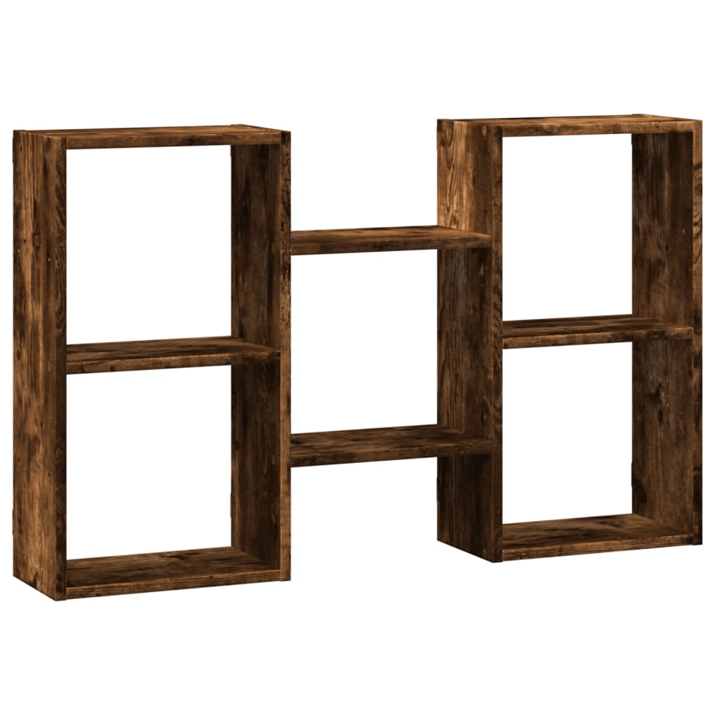 Étagère murale chêne fumé 96x18x60 cm bois d'ingénierie - XIOS