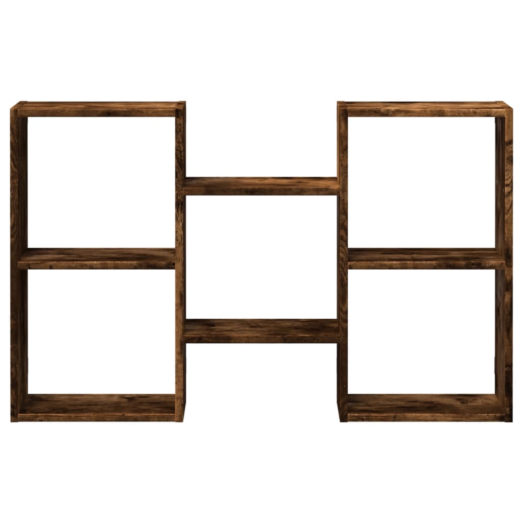 Étagère murale chêne fumé 96x18x60 cm bois d'ingénierie - XIOS