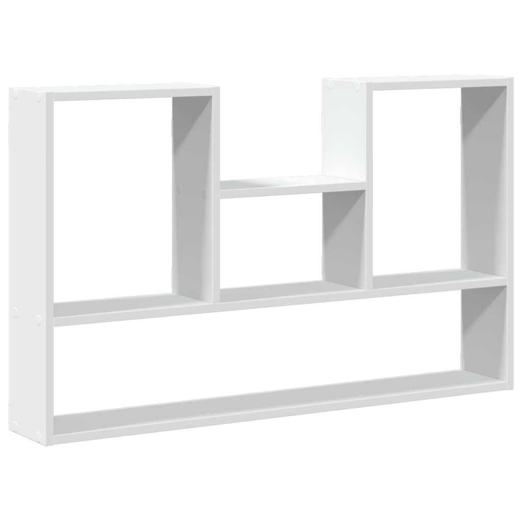Étagère murale blanche 99 x 15 x 60 cm Bois d'ingénierie