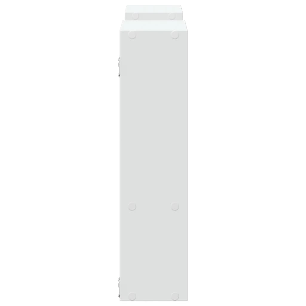 Étagère murale blanche 99 x 15 x 60 cm Bois d'ingénierie