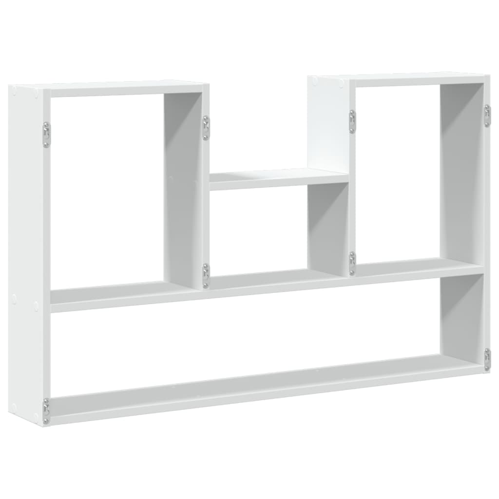 Étagère murale blanche 99 x 15 x 60 cm Bois d'ingénierie
