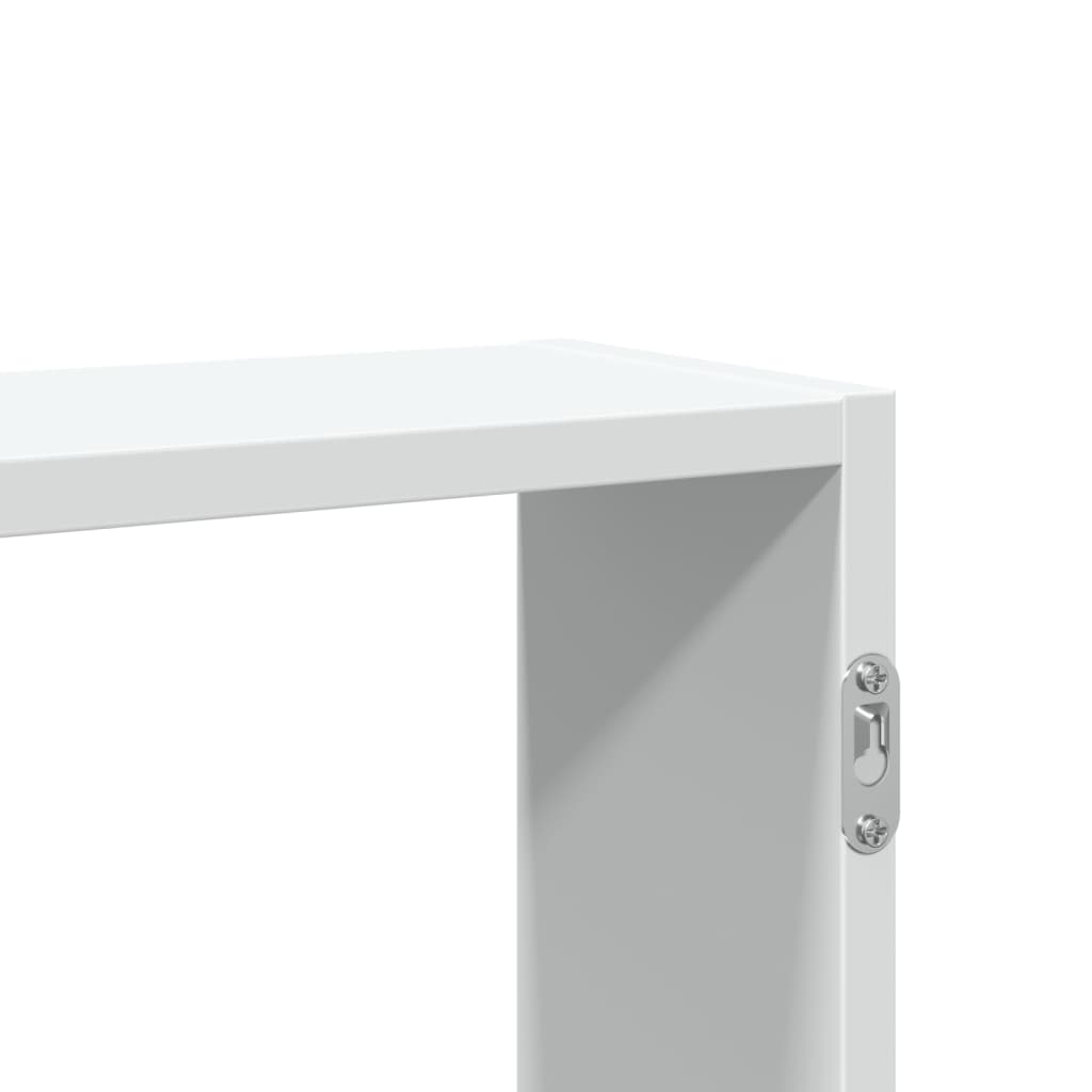 Étagère murale blanche 99 x 15 x 60 cm Bois d'ingénierie