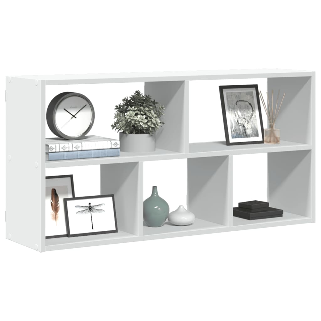 Étagère murale blanc 100x25x50 cm bois d'ingénierie - XIOS