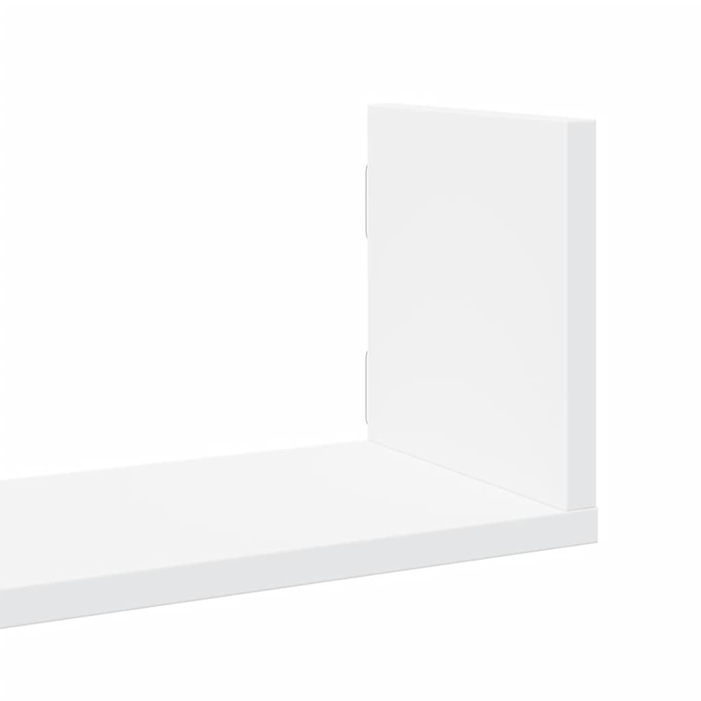 Étagères murales 3 pcs blanc 58x18x18 cm bois d'ingénierie - XIOS