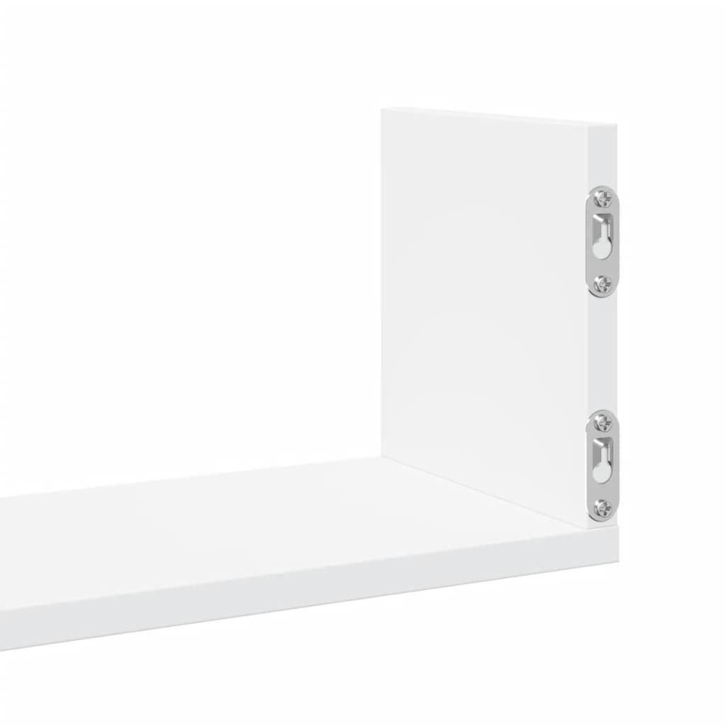 Étagères murales 3 pcs blanc 58x18x18 cm bois d'ingénierie - XIOS