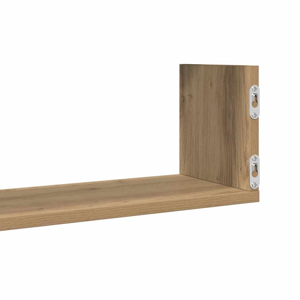 Étagères murales 3 pcs chêne artisanal bois d'ingénierie - XIOS