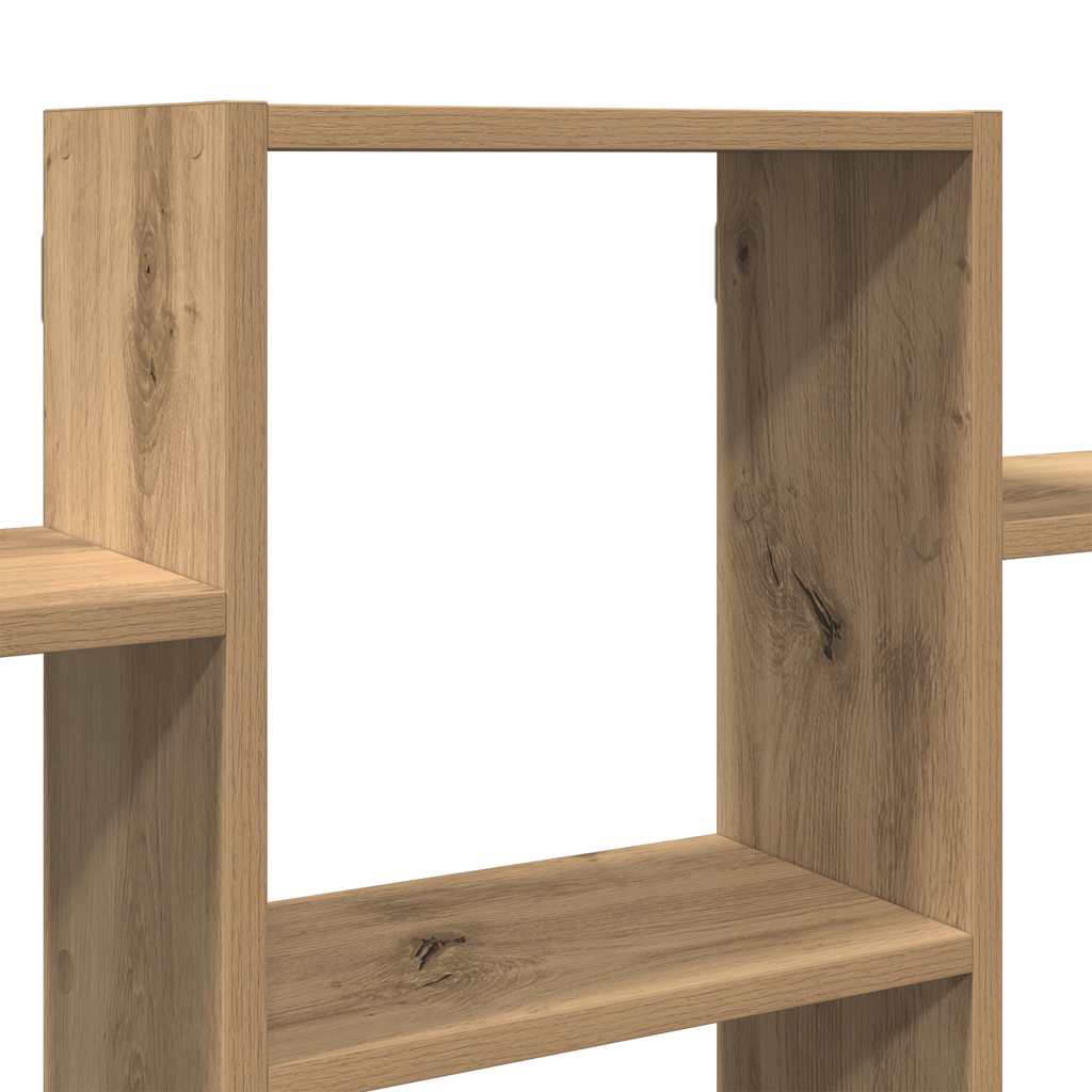 Étagère murale chêne artisanal 159x18x66 cm bois d'ingénierie - XIOS