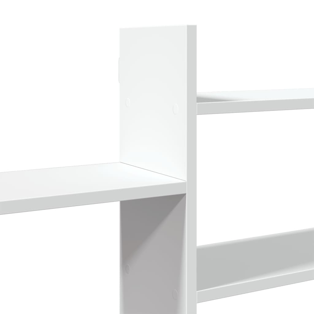 Étagère murale blanc 167,5x18x68 cm bois d'ingénierie - XIOS