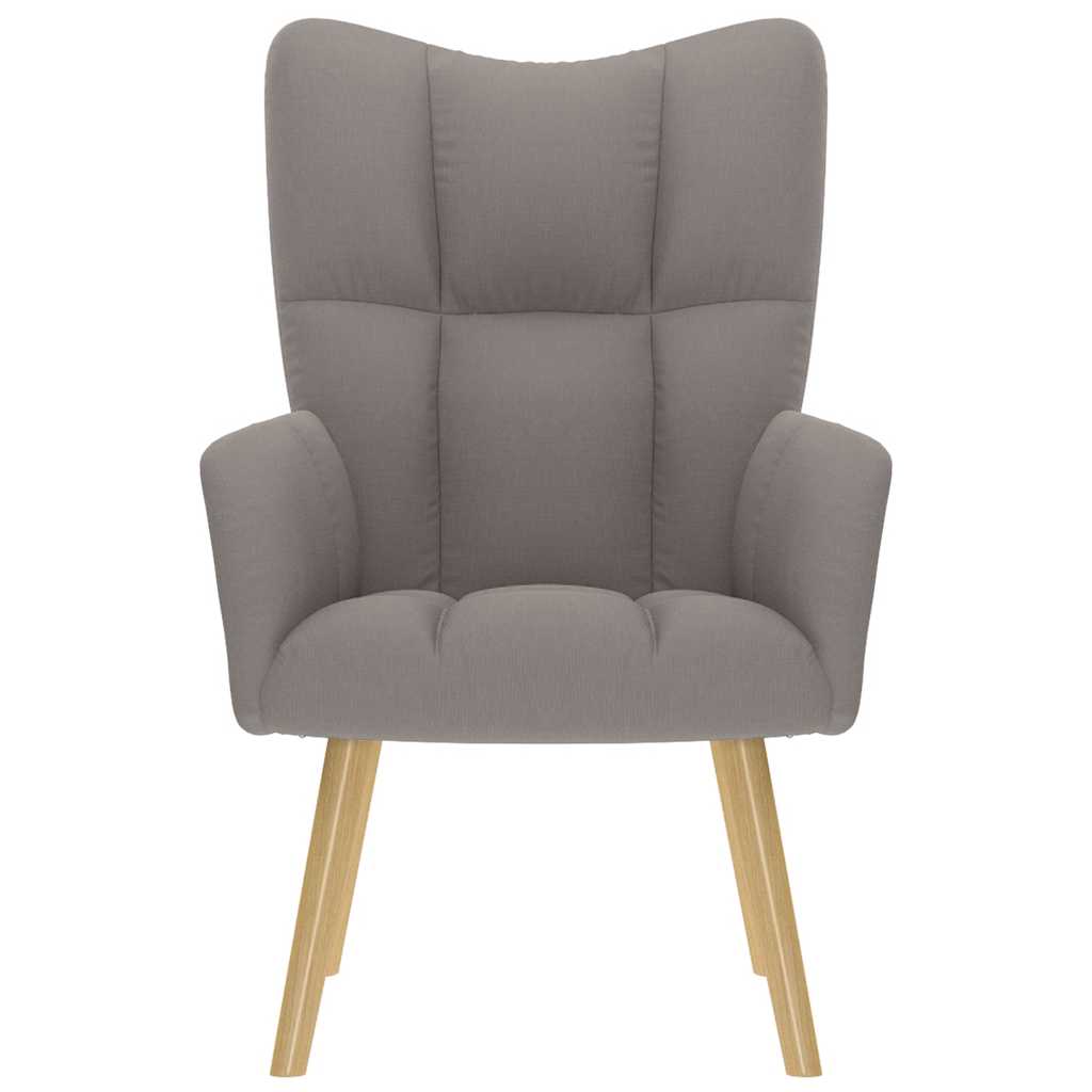 Chaise de relaxation Taupe Tissu - XIOS