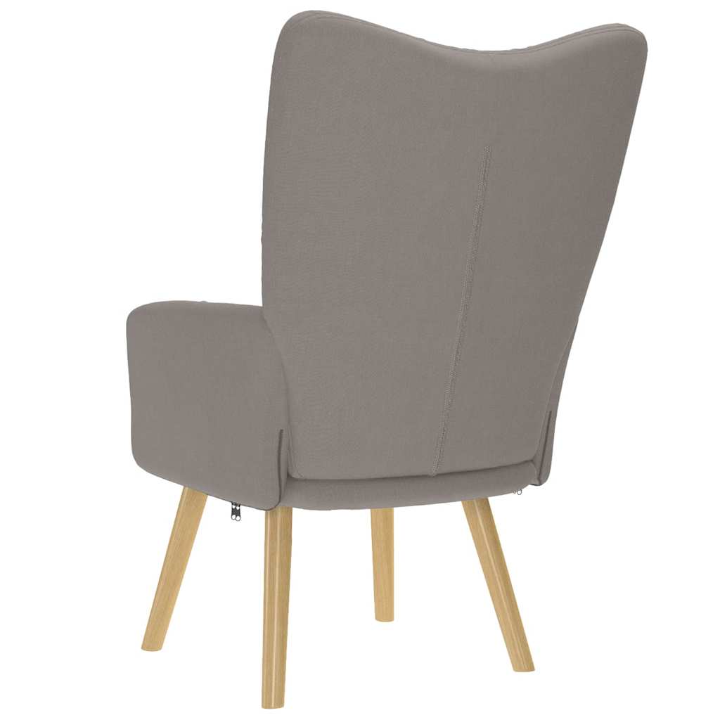 Chaise de relaxation Taupe Tissu - XIOS