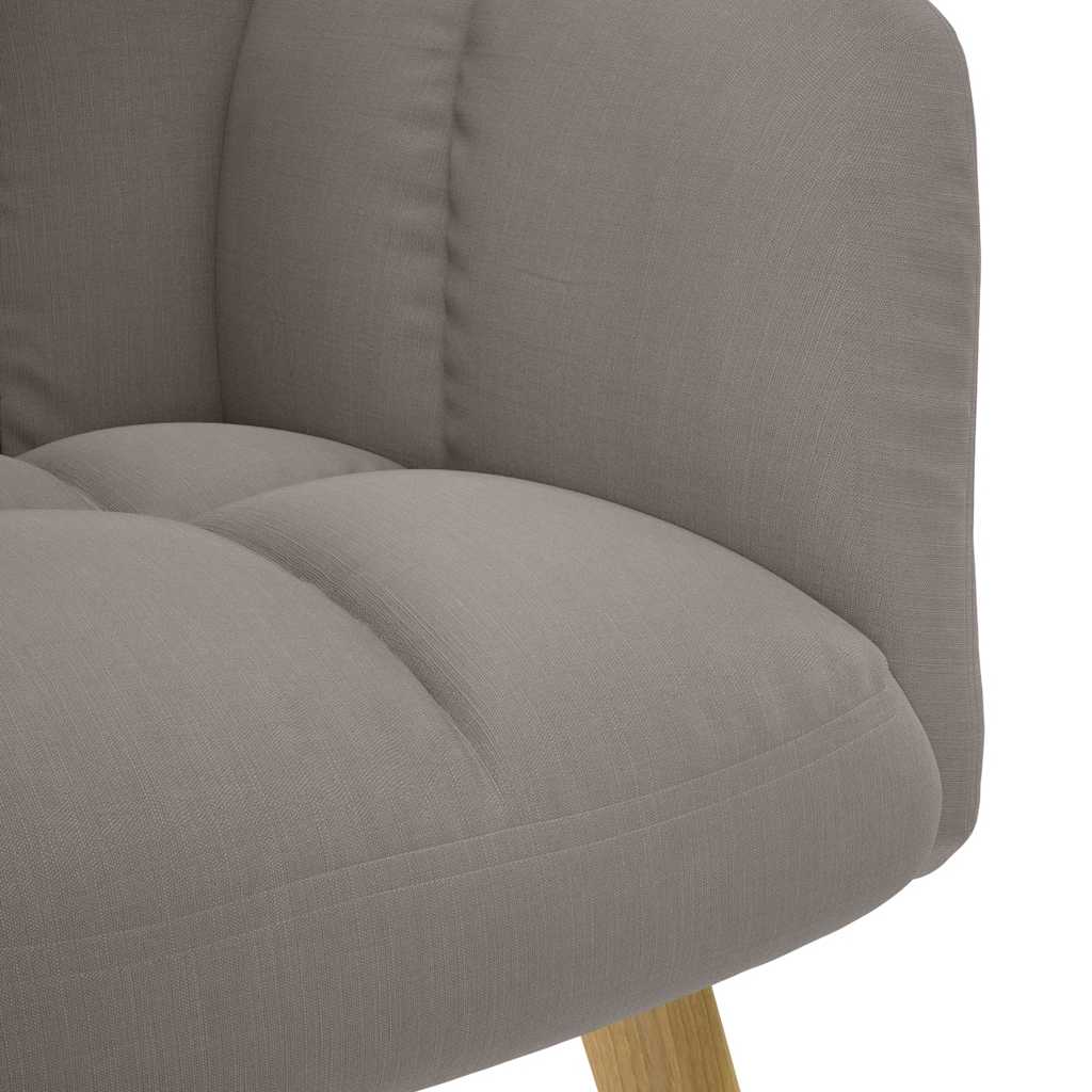 Chaise de relaxation Taupe Tissu - XIOS