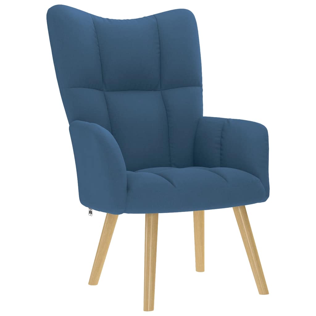Chaise de relaxation Bleu Tissu - XIOS