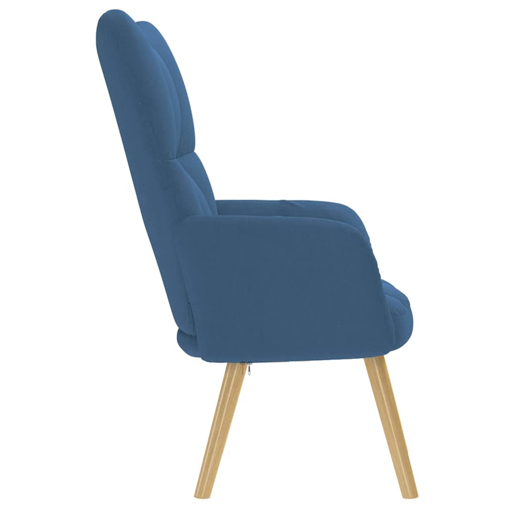 Chaise de relaxation Bleu Tissu - XIOS