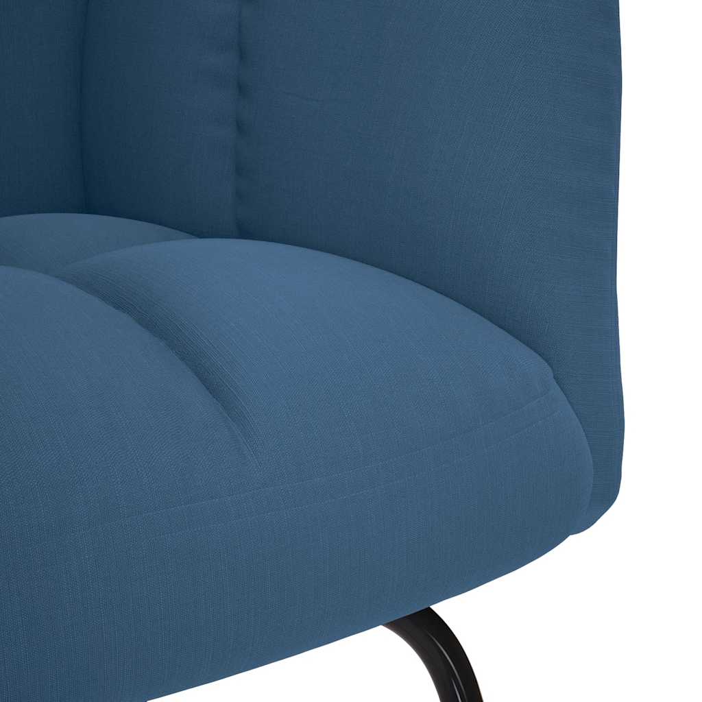 Chaise à bascule Bleu Tissu - XIOS
