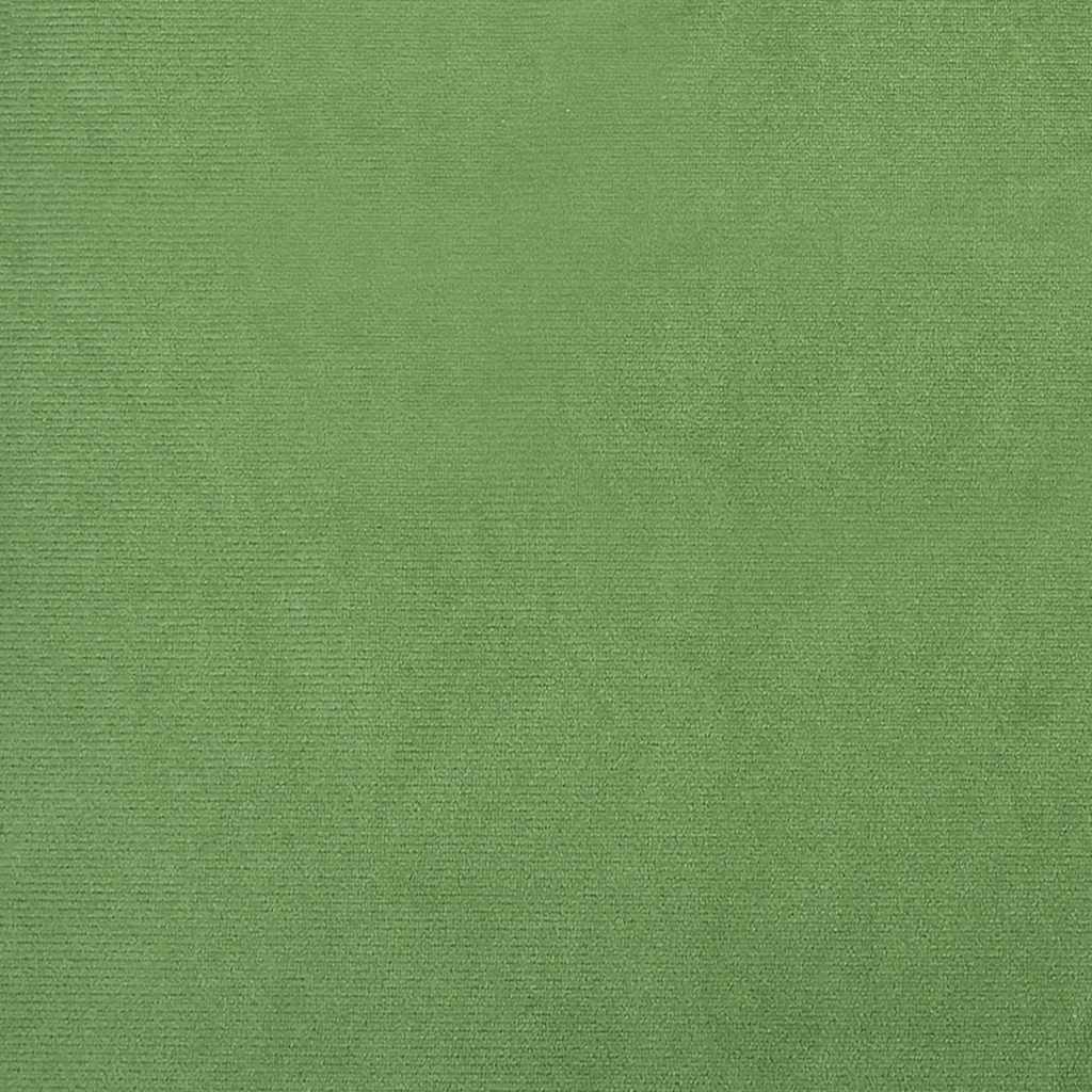 Chaise à bascule avec repose-pied vert clair velours Fauteuils à bascule vidaXL