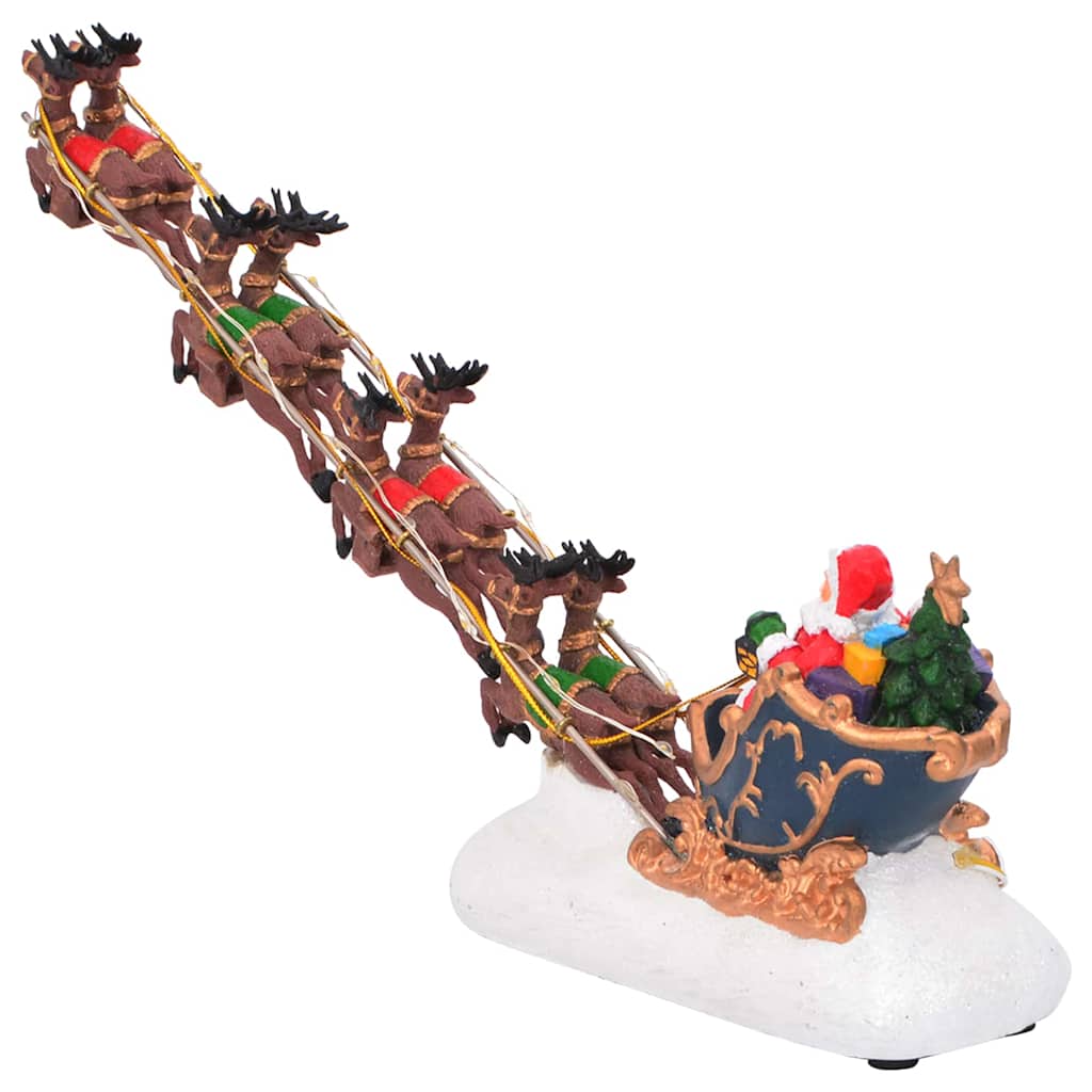 Décor de table de Noël Multicolore 31.5 x 6.5 x 16 cm Résine - XIOS