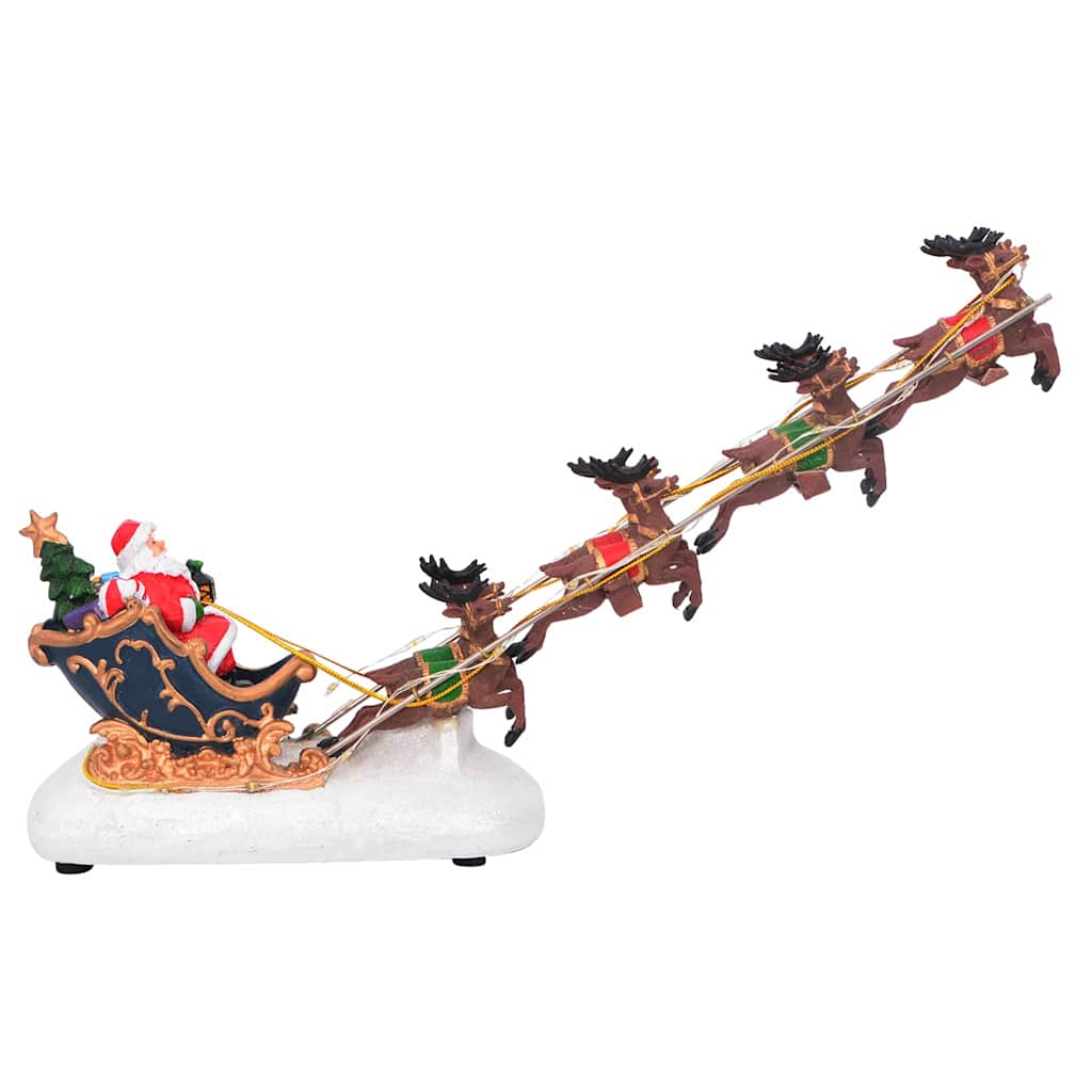 Décor de table de Noël Multicolore 31.5 x 6.5 x 16 cm Résine - XIOS