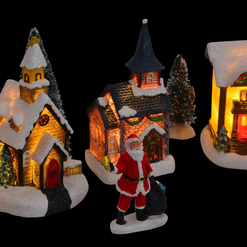 Décor de Table de Noël Multicolore Résine - XIOS
