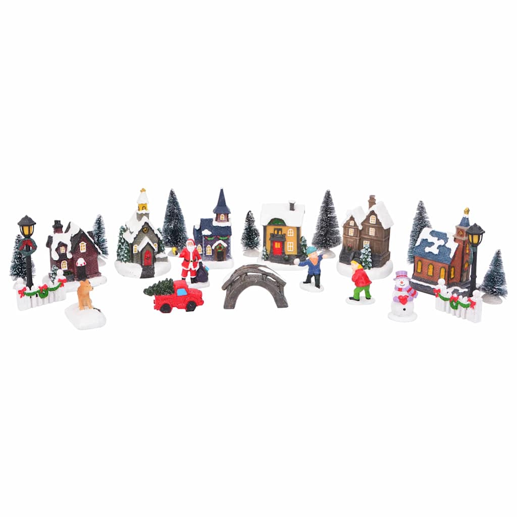 Décor de Table de Noël Multicolore Résine - XIOS