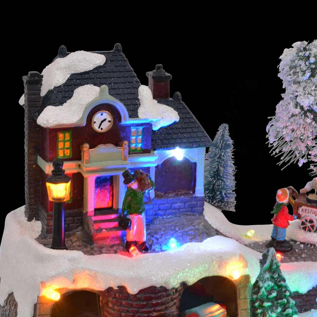 Décor de table de Noël Multicolore 23.5 x 16 x 18.5 cm Résine - XIOS