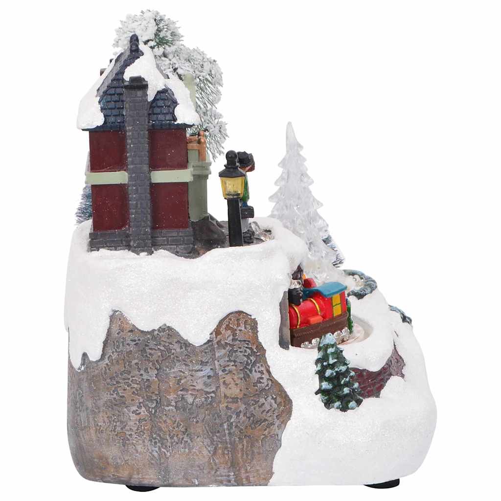 Décor de table de Noël Multicolore 23.5 x 16 x 18.5 cm Résine - XIOS
