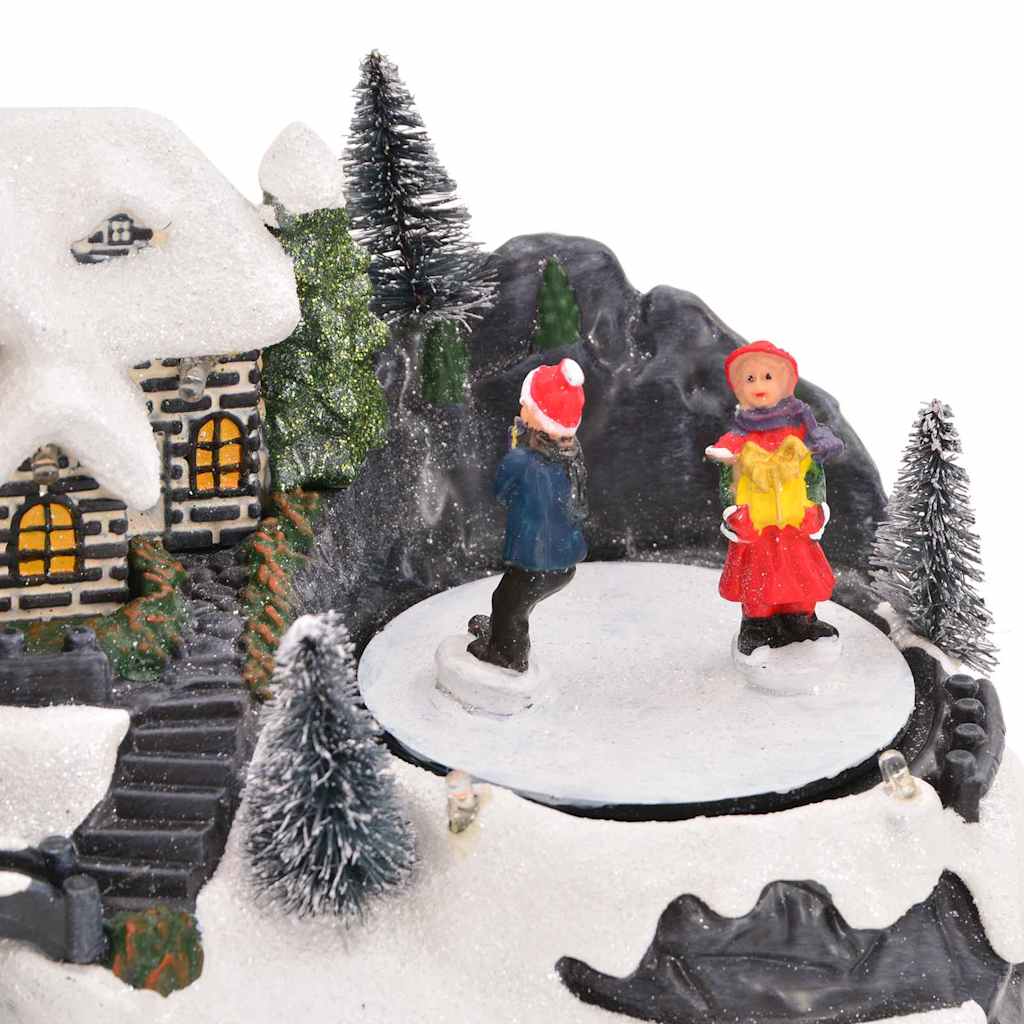 Décor de table de Noël Multicolore 16 x 11,5 x 13 cm Plastique - XIOS