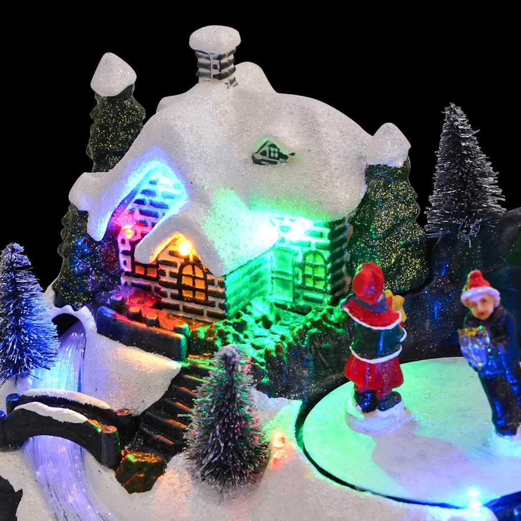 Décor de table de Noël Multicolore 16 x 11,5 x 13 cm Plastique - XIOS