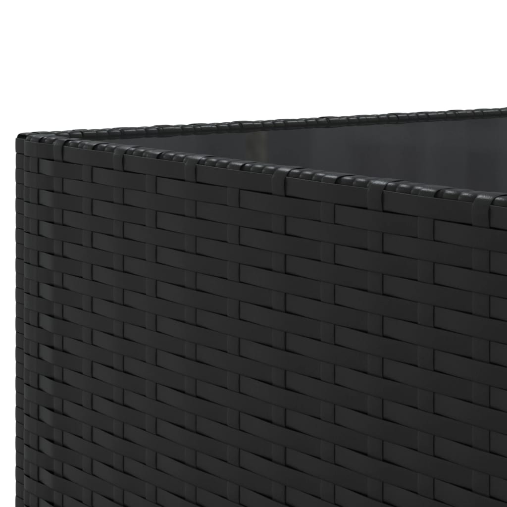 Salon de jardin 6 pcs avec coussins Noir Résine tressée - XIOS