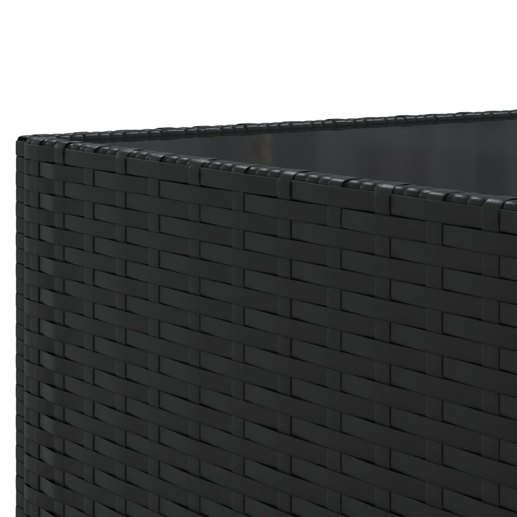 Salon de jardin 7 pcs avec coussins Noir Résine tressée - XIOS