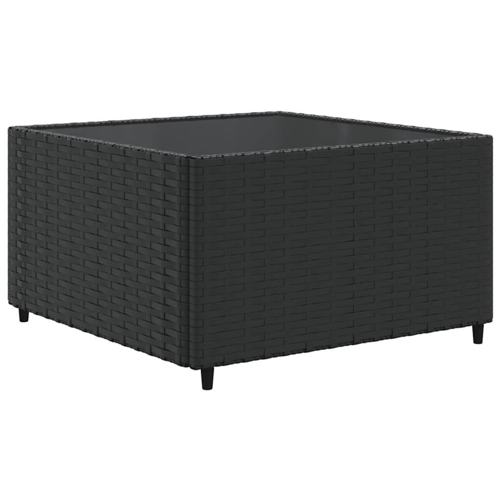 Salon de jardin 7 pcs avec coussins Noir Résine tressée - XIOS