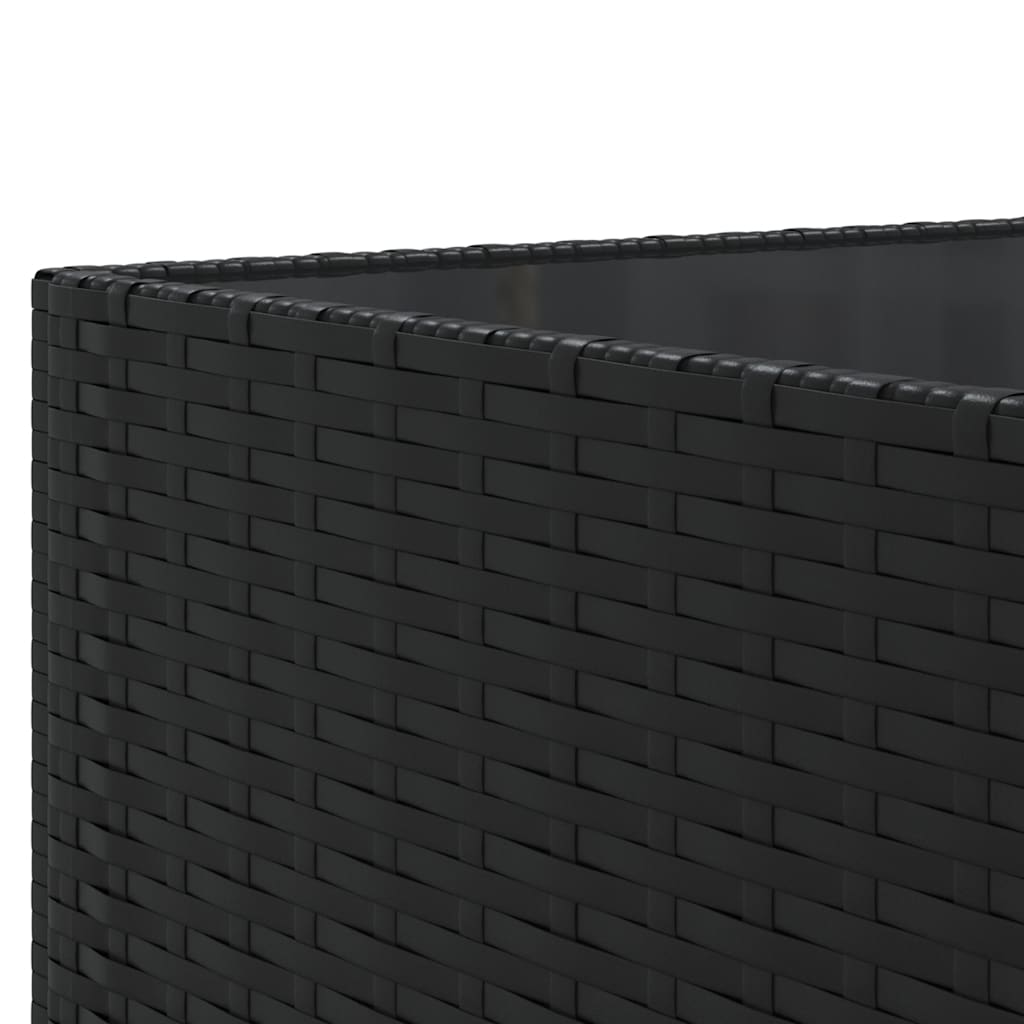 Salon de jardin 7 pcs avec coussins Noir Résine tressée - XIOS