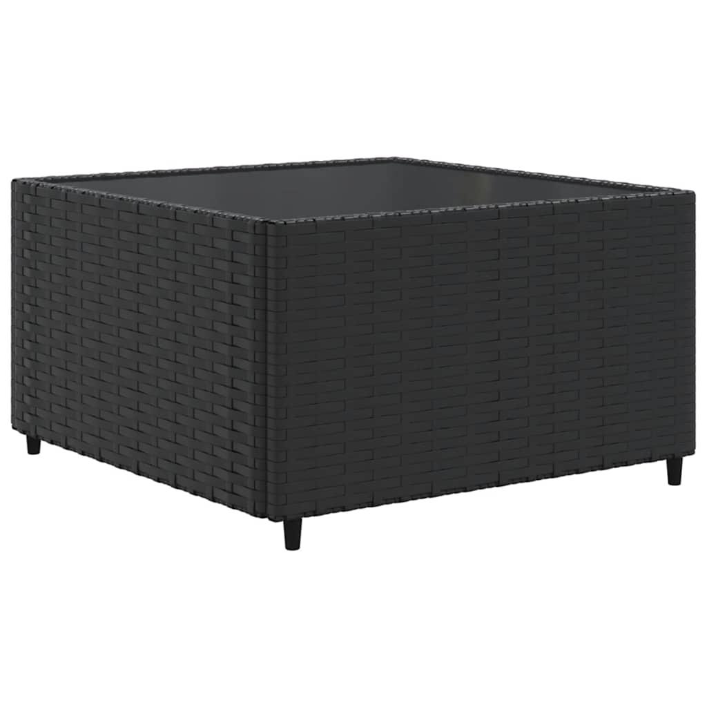 Salon de jardin 6 pcs avec coussins Noir Résine tressée - XIOS