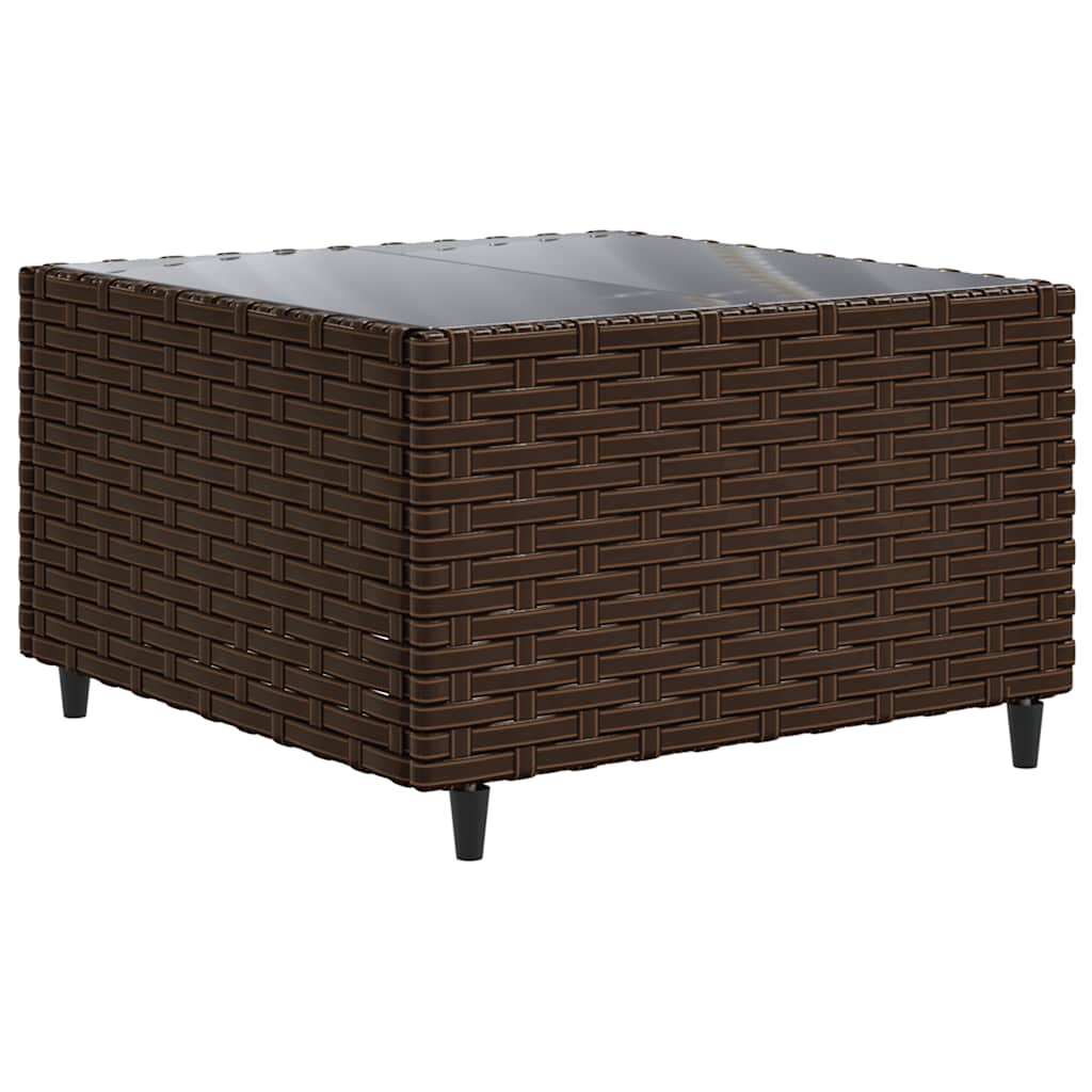 Salon de jardin 6 pcs avec coussins Marron Résine tressée - XIOS
