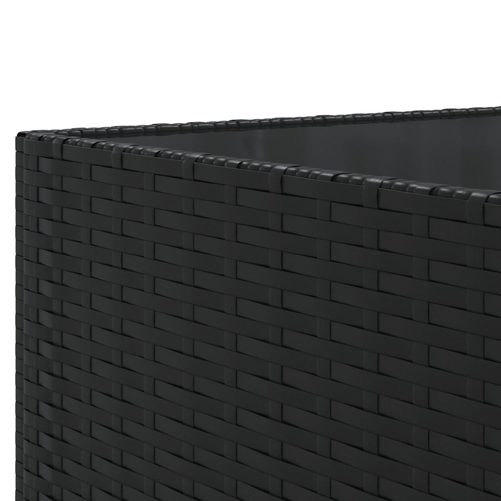 Salon de jardin 7 pcs avec coussins Noir Résine tressée - XIOS