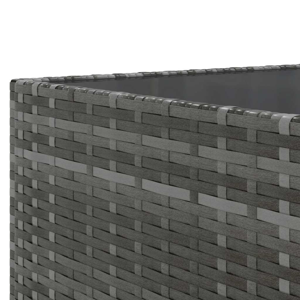 Salon de jardin 7 pcs avec coussins Gris Résine tressée - XIOS