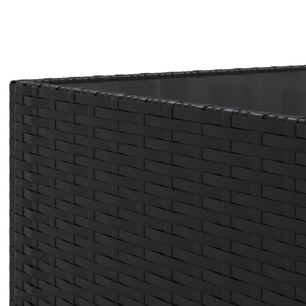 Salon de jardin 9 pcs avec coussins Noir Résine tressée - XIOS